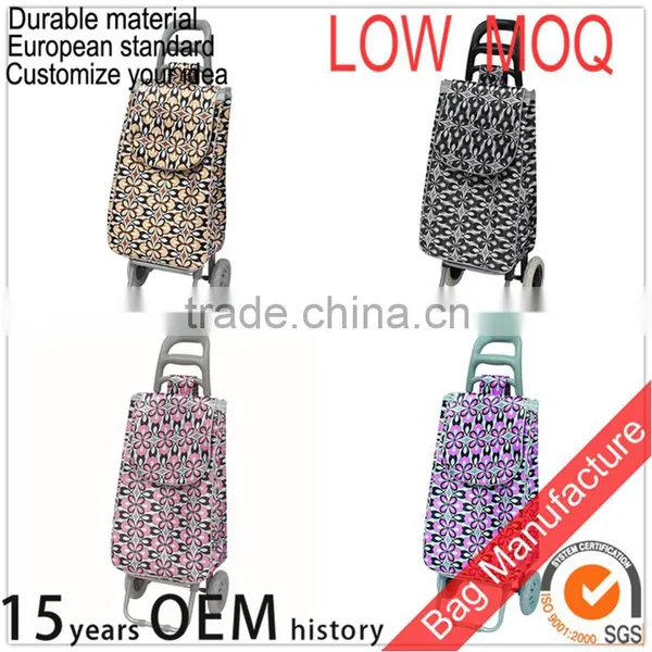 Custom Foldable Vegetable Shopping Trolley Bag With Large Capacity photo-6