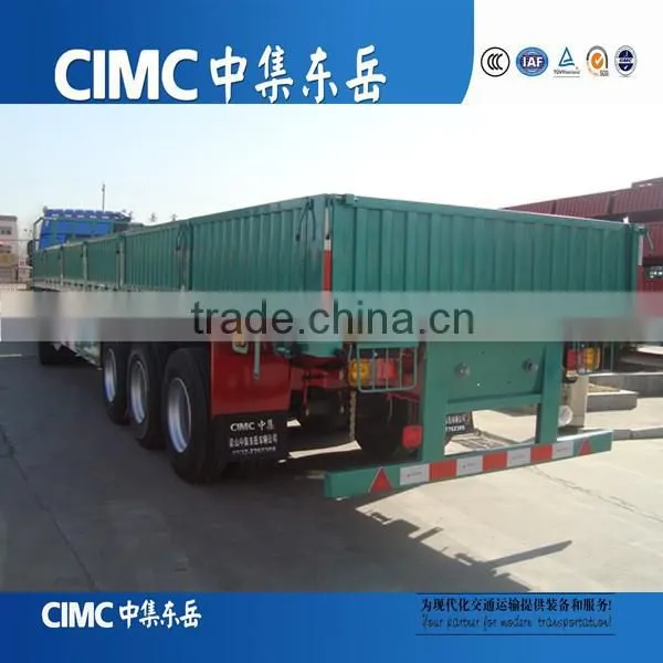 CIMC Tri Axles Side Board Semi Trailer for Sale photo-2