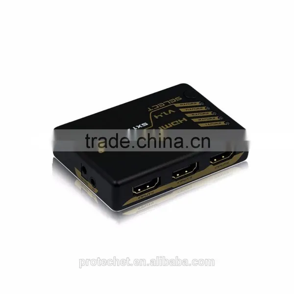 HDMI 5X1 Switch With IR Control 5 Ports Support Full 3D and 4K photo-4