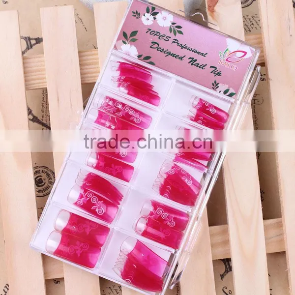 Kaho Rose Airbrush False Nails Designed Colorful Artificial Nails DIY Nail Art photo-2