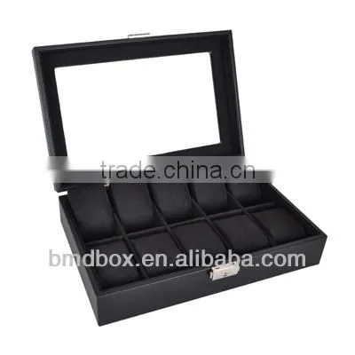 good quality faux leather watch case maker