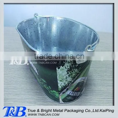 Champagne Ice Bucket,iron Bucket With Metal Handle photo-2