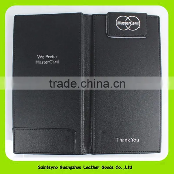 15027 Elegant Design Genuine Leather Restaurant Bill Holder photo-2