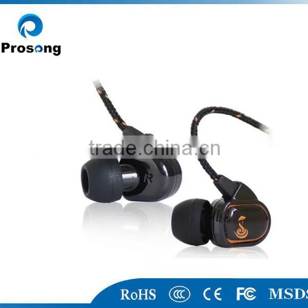 Top Quality Earphones Stereo Best-selling Braided Wire Earphones Headphones