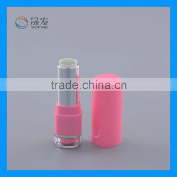Produce Cosmetic Lighted Pink Plastic Custom Empty Lipstick Tube photo-2