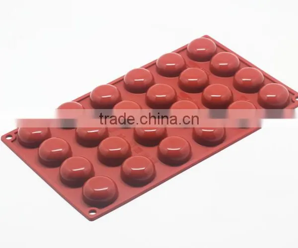 DIY Kitchen Tools 24 Cavity Round Ball Desert Sphere Mould photo-4