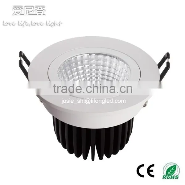 Downlights Indoor Luminaires Dimmable 12W 18W LED COB Recessed Downlight photo-2
