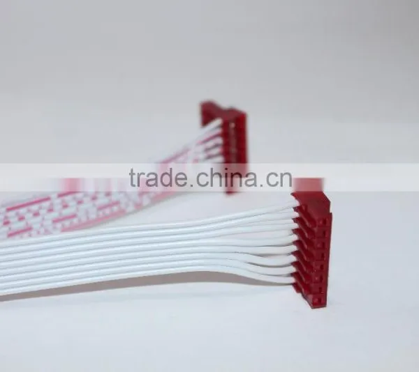 KSM Electrical Cable Assemble Custom Flat Ribbon Cable Assembly With Micro Match 1.27mm Red IDC Socket and Red IDC Socket photo-5