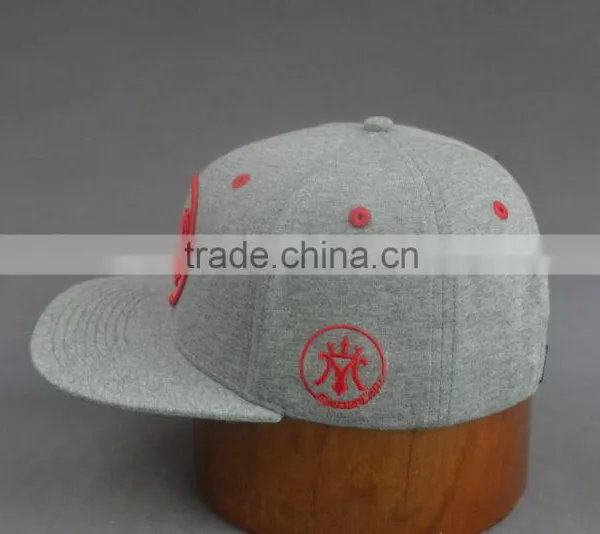 Customized 100% Cotton Twill 6-panel Snapback Cap With Embroidery Logo photo-3
