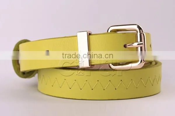Skinny Design Down Yellow Women Belt in GuangDong photo-2