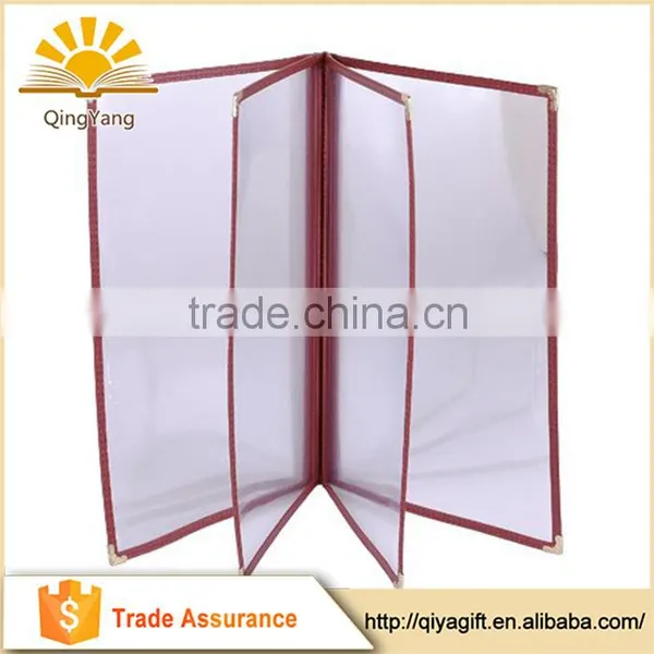 Hot Sale Top Quality Best Price Oem Production Menu Cover