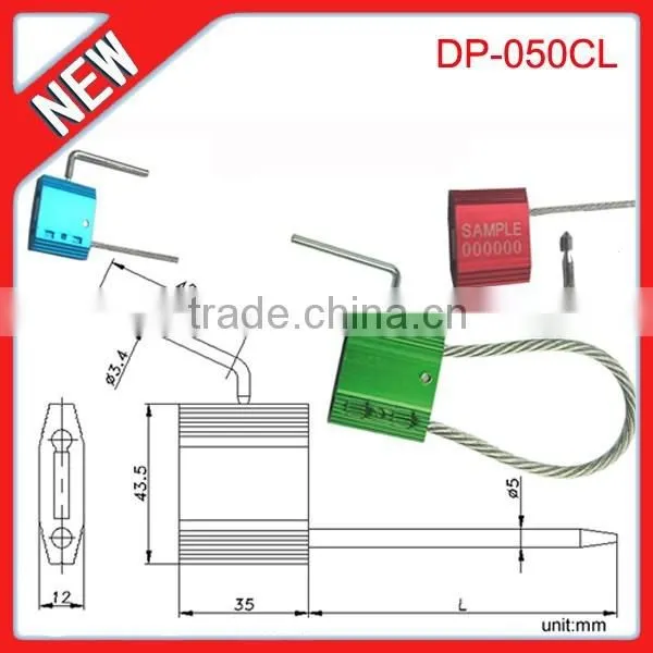 Pull Through Double Lock Security Cable Seal DP-050CL