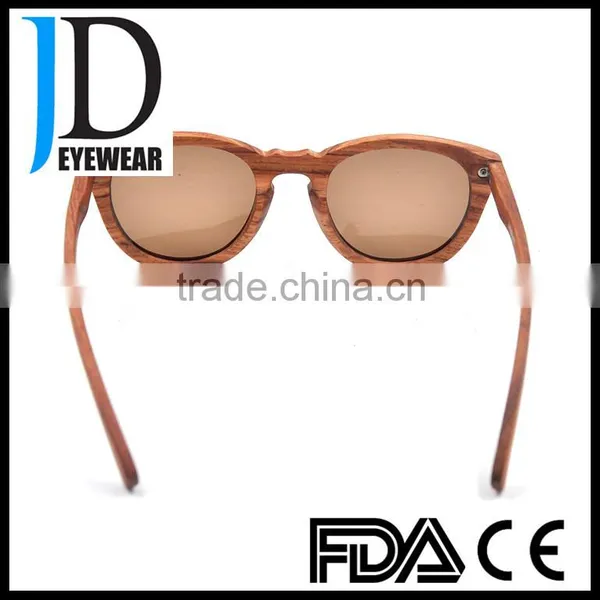 High Quality Cat.3 UV400 OEM Skateboard Wood Sunglasses photo-4