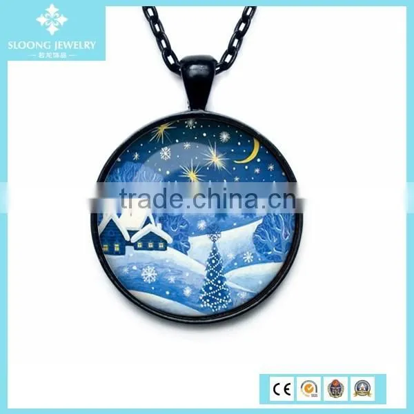 Chinese Classical Elegant Christmas Pendant With Small Village photo-2