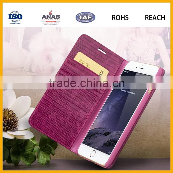 Fashion Design PU Leather Mobile Phone Case for Iphone 6 photo-5
