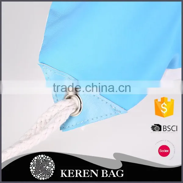 2016 Newest Product Blue Rope Close Backpack Wholesale in China photo-4