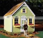 Beautiful Painted Wood Kids Playhouses for Sale in Cheap Price