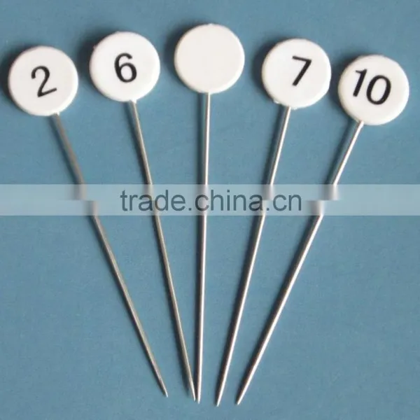 Number printer head pins