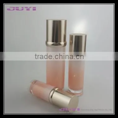 Round Cosmetic Acrylic Bottle, Acrylic Lotion Bottle With Pump photo-3