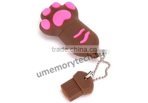 Cheap 8GB-32GB Thumb Flash Drive Paw Shaped USB Flash Memory photo-5