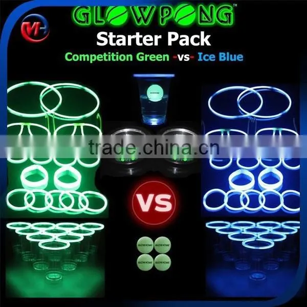Glow Stick /beer Pong Table With Glow Stick
