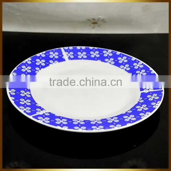 16pc Color Band Ceramic Fine White Porcelain Dinner Sets photo-5