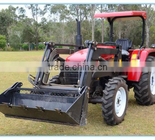 55HP X4x Tractor With Front End Loader, 4in1 Bucket With Teech and Mesh photo-2