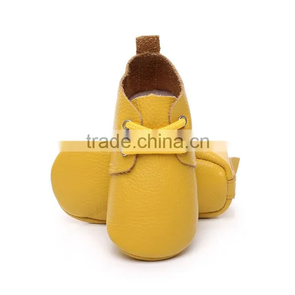 Top Quality Genuine Leather Baby Oxford Shoes Wholesale Soft Sole Baby Shoe Moccasins photo-5