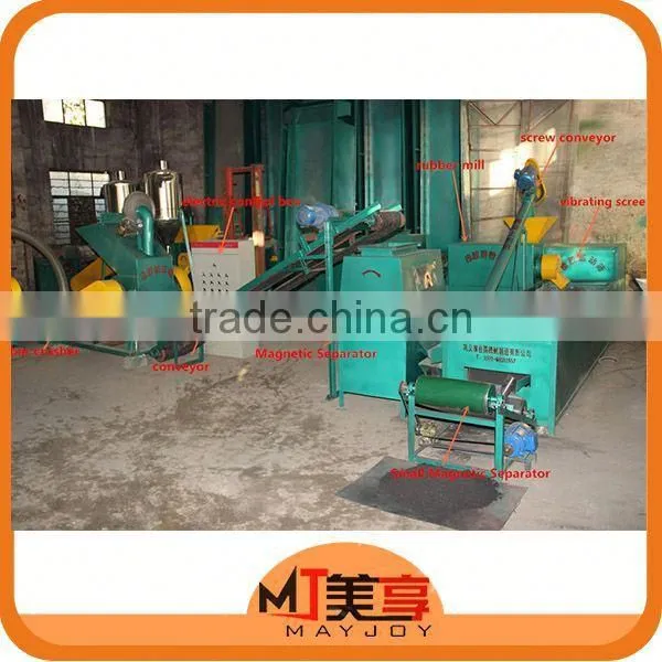 2015 New Arrival Scrap Rubber ,plastic, Shoe ,tire Cutting Machine(Wechat:008613816026154) photo-2