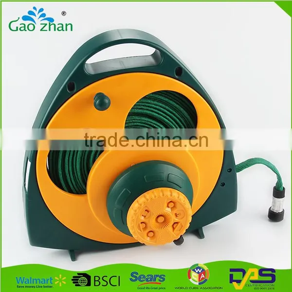 15M / 50FT Portable Pvc Garden Hose / Roll Flat Water Hose With Spray Nozzle photo-2