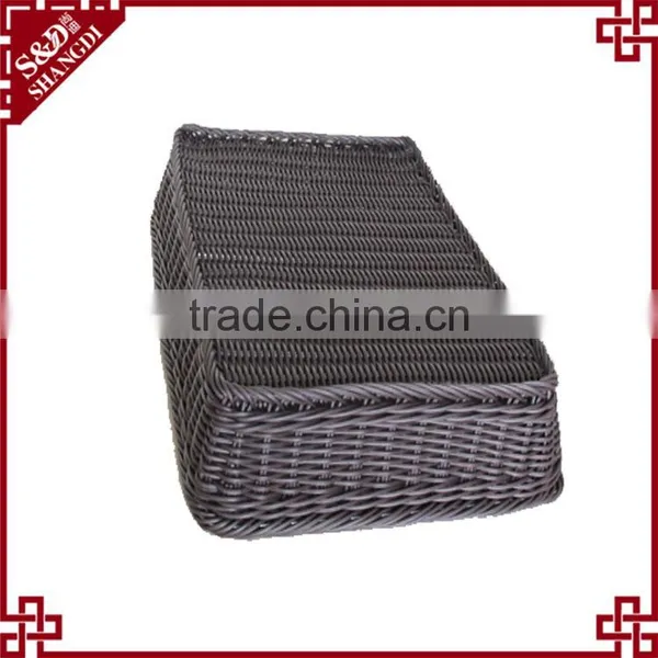 Top Sale Cheap Price 3 Tier Plastic Wicker Basket Fruit Vegetable Display Rack photo-5