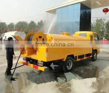 4*2 Dongfeng 5m3 Small High Pressure Water Cleaning Truck for Sale photo-2