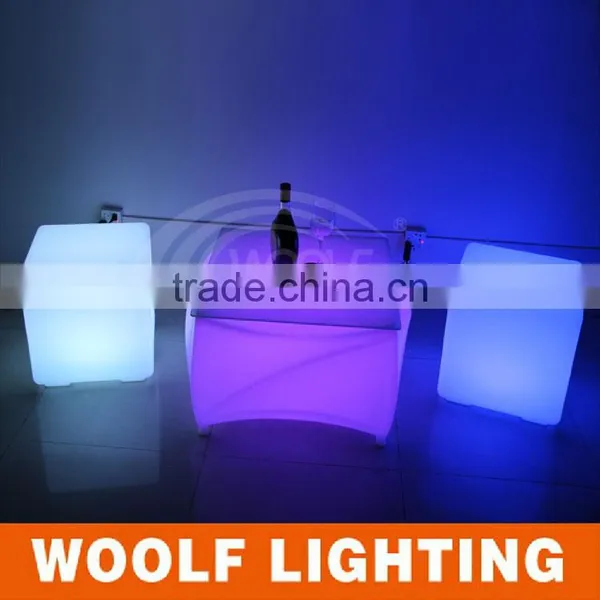 Fashionable Design Nightclub Cube LED Glowing Bar Coffee Table Domestic LED Dinner Table photo-2