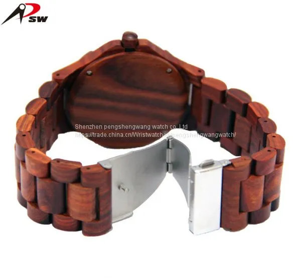 Best Selling Hand Made Wood Watch Custom Logo Wood Watch Small Moq photo-5