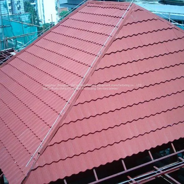 Colorful Stone Coated Roof Production Line photo-3