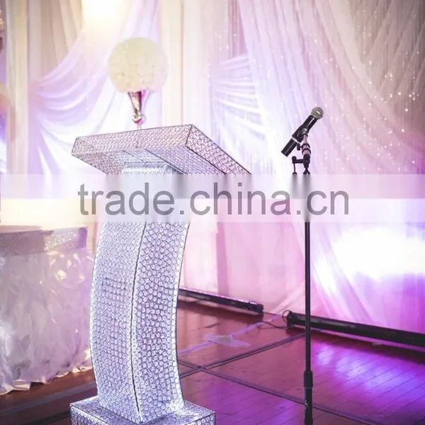 Wedding Crystal Podium Pillar, Decorative Podium on Square Pillar,Decorative Podium photo-3