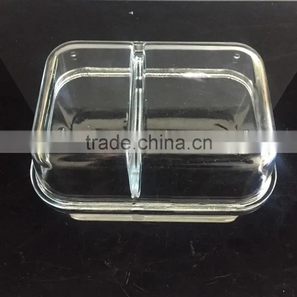 1L Hi-borosilicate Square Glass School Bento Lunch Box Leakproof photo-6