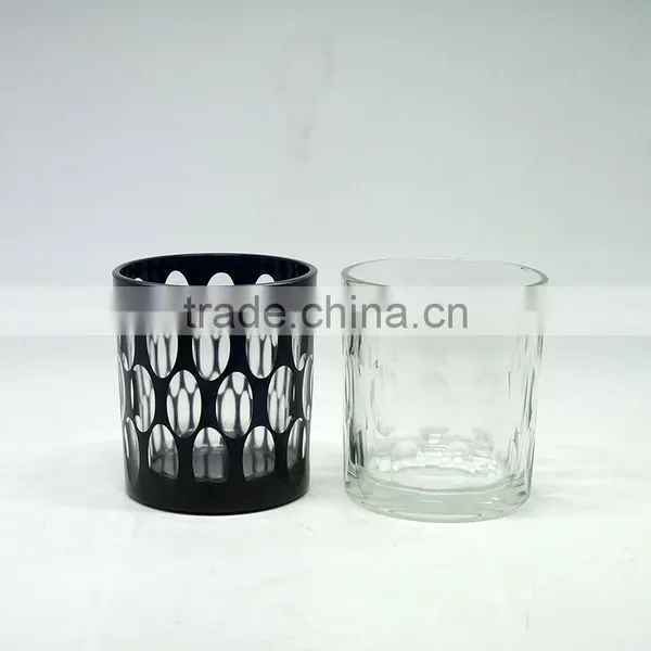 Handmade Unique Glass Candle Jar/glass Container /candle Vessels Wholesale photo-2