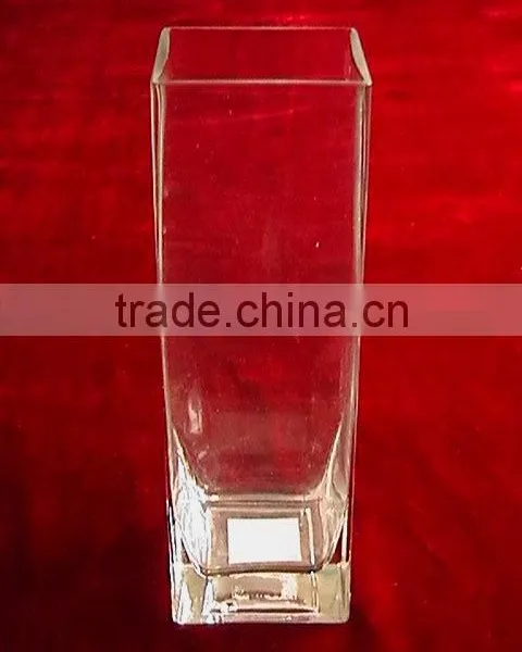Clear Square Glass Vases photo-3