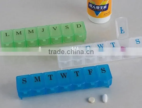 Weekly 7 Days Pill Box Pill Organizer photo-6