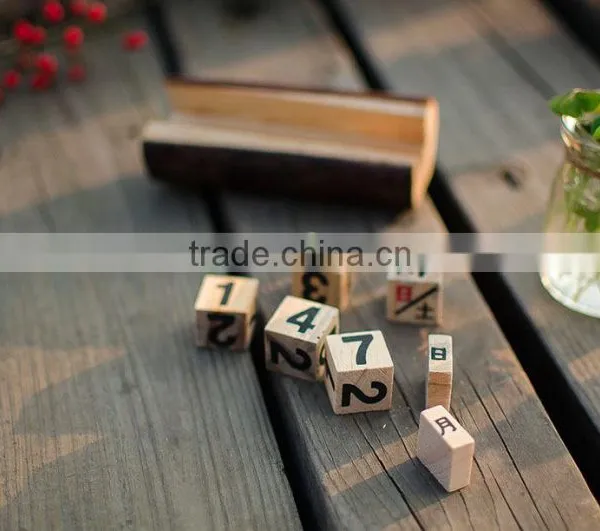 N534 Custom Wooden Calendar for Kids Wooden Desk Calendar Christmas Advent Calendar photo-2