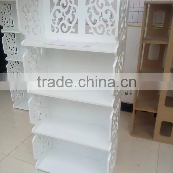 2016 New Style White Classical Wood Storage Cabinet /Bookshelf photo-3