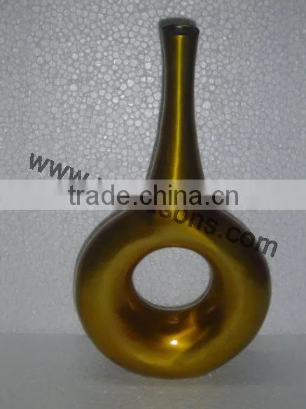 Floor Stand Wedding Decor Metal Aluminium Vase photo-2