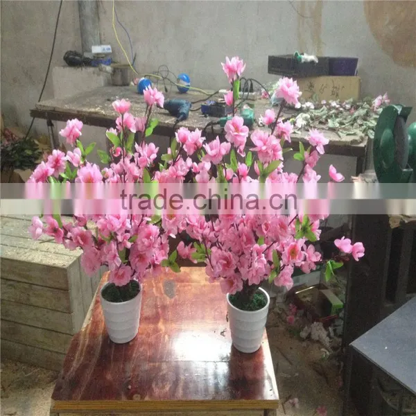 SJ201710013 China Manufacturer High Simulation Artificial Cherry Blossom Bonsai Tree photo-3