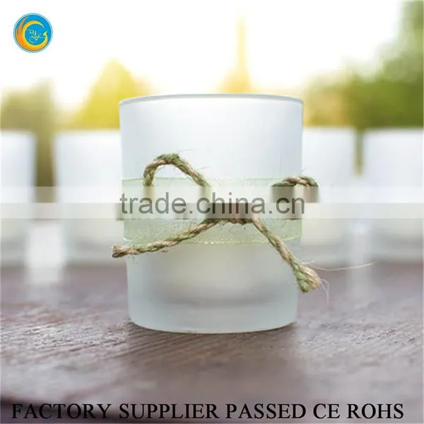 Flamless Round Glass Wax Filled Tealight Candle photo-2