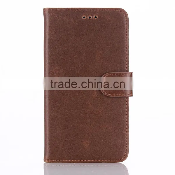 High Quality Crazy-horse PU Card Bumper/pocket Cell Phone Case for LG photo-3