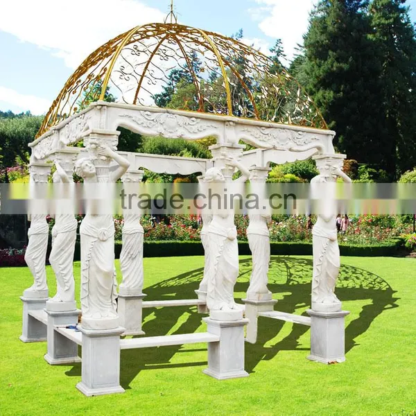 Beautiful Simple Stone Gazebo With High Quality GAB-008 photo-5