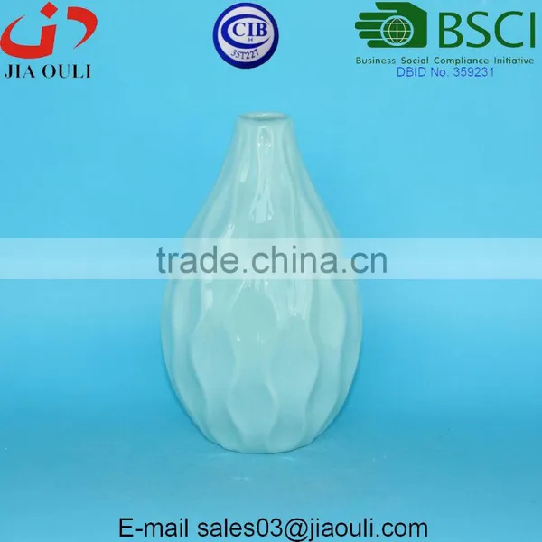 Nice Decorative Small Glazed Ceramic Vases Set of 5 Pcs for Gifts photo-5