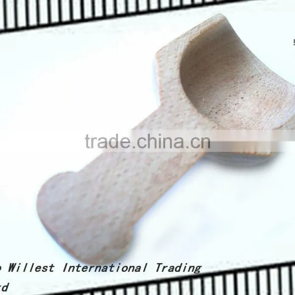 Natural Wood Mini Spoon for Coffee Bean, Tea,salt photo-2