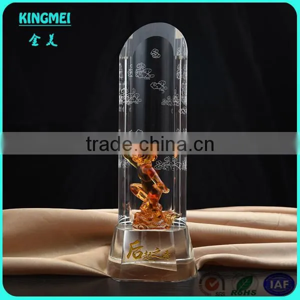 KM-XP03 Modern Creative Crystal Egale Award,liuli Crystal Trophy ,crystal Animals Trophy photo-6